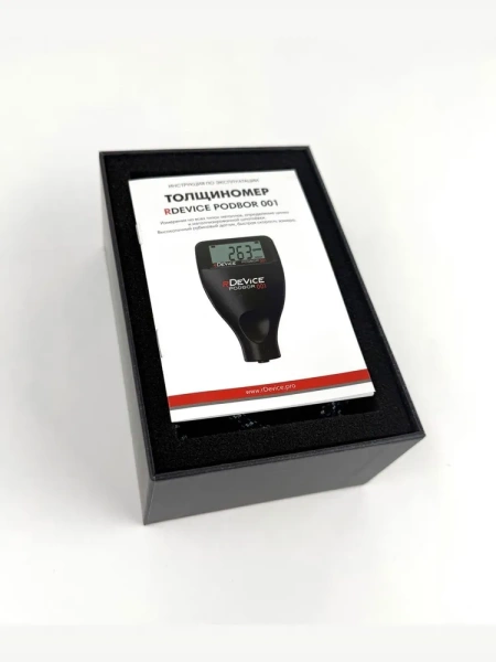 rDevice PODBOR 001/ ПОДБОР 001 Профессиональный толщиномер c датчиком оцинковки и самокалибровкой
