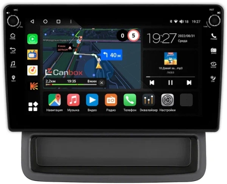 Штатная магнитола Nissan Primastar 2006-2014 (авто без компьютера) Canbox M-Line 7805-10-1423 на Android 10 (4G-SIM, 2/32, DSP, QLed) С крутилками