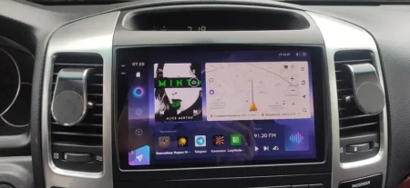 FarCar S500 2K GX456M штатная магнитола для Toyota Land Cruiser Prado 120, Lexus GX 470 (2002-2009) на Android 14 c 6GB, DSP, 4G