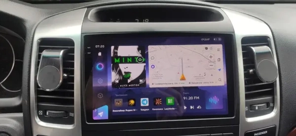 FarCar S500 2K GX456M штатная магнитола для Toyota Land Cruiser Prado 120, Lexus GX 470 (2002-2009) на Android 14 c 6GB, DSP, 4G