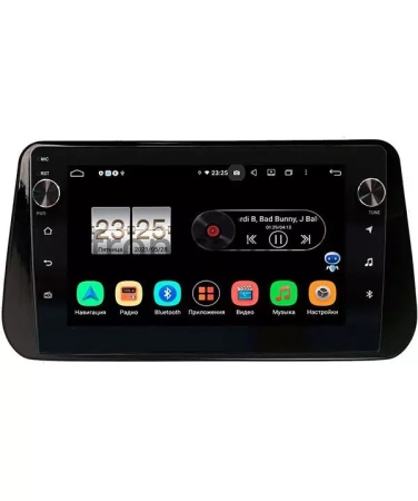 Штатная магнитола OEM BPX610-1309 для Hyundai Santa Fe 4 2020-2023 на Android 10 (4/64, DSP, IPS, с крутилками)
