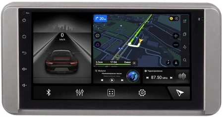 Магнитола в штатное место 2 din Canbox L-Line 4476-RP-11-107-424 для Toyota Spade 2012-2020 (серая) Android 10 (4G-SIM, 3/32, TS18, DSP, QLed)