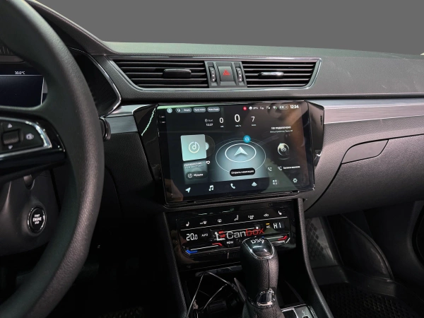 Штатное головное устройство Skoda Superb 3 2015-2025 Teyes CC4 Pro 2K 12/256 10.36 дюймов RM-1049 на Android 13 (4G-SIM, DSP, QLed, AI)