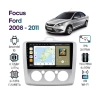 Штатная магнитола Ford Focus 2008 - 2011 Wide Media MT9157QT-2/32  (авто с кондиционером)