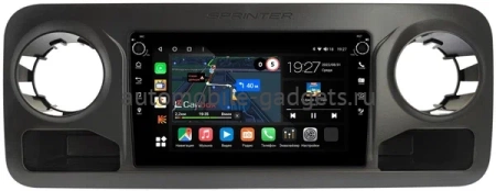 Mercedes-Benz Sprinter (w907) 2018-2024 Canbox M-Line 7805-10-2049 на Android 10 (4G-SIM, 2/32, DSP, QLed) С крутилками