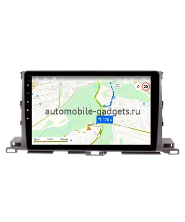 NaviPilot DROID10 ULTRA MAX 360 штатная магнитола для Toyota Highlander 2013-2020 на Android 10 с 8Gb, DSP, 4G