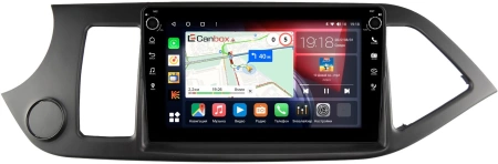 Kia Picanto 2 2011-2015 Canbox M-Line 7801-9144 на Android 10 (4G-SIM, 2/32, DSP, IPS) С крутилками