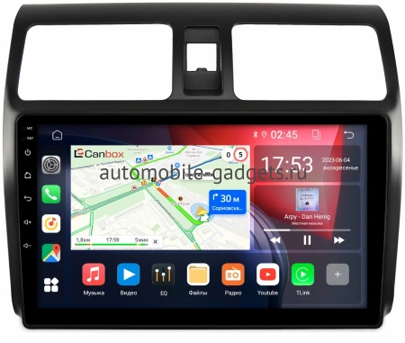 Suzuki Swift 3 2004-2011 Canbox RS10-1024 1.5/32 на Android 10 (IPS, DSP, CarPlay)