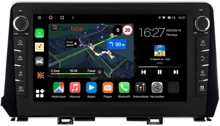Штатная магнитола Canbox M-Line 7831-9-813 для Kia Picanto 3 2021-2024 на Android 10 (4G-SIM, 2/32, DSP, IPS) С крутилками