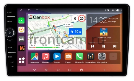 Штатная магнитола Toyota Harrier 3 (XU60) 2017-2020 Canbox H-Line 7852-10-2558 на Android 10 (4G-SIM, 4/32, DSP, QLed)