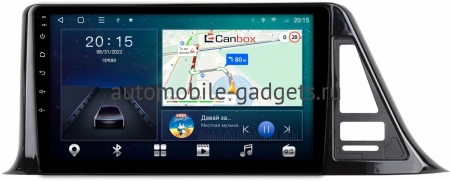 Штатная магнитола Toyota C-HR, Izoa 2018-2024 (левый руль) (для комплектации с магнитолой 100x200mm) Canbox L-Line 4169-9124 на Android 10 (4G-SIM, 2/32, TS18, DSP, QLed)