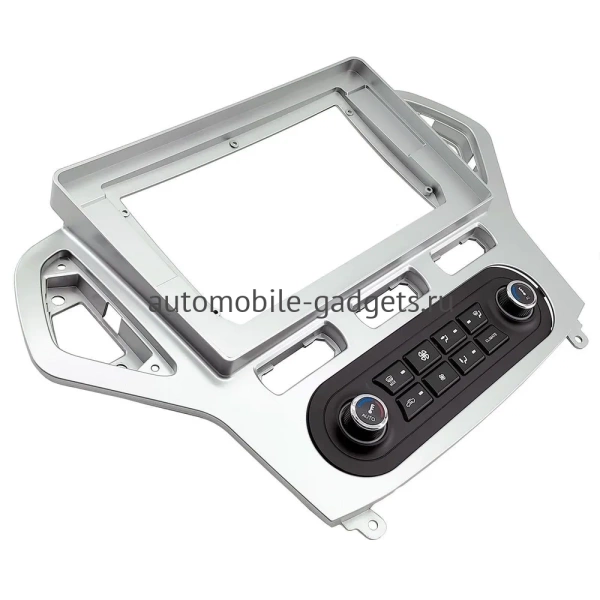 Штатная магнитола Ford Mondeo 4 2006-2010 (серебро, Тип 1) Canbox EVO 2K 5830-1016 встроенный климат на Android 14 (4G-SIM, 12/256, DSP, QLed, AI, 360)