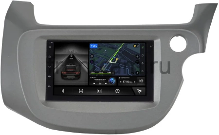 Honda Fit 2 2007-2014 (правый руль) серебро Canbox 1.5/32 на Android 10 (RS7-RP-11-671-274) (IPS, DSP, CarPlay)