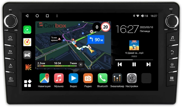 Suzuki Every 5 2005-2015 Canbox M-Line 7831-9510 на Android 10 (4G-SIM, 2/32, DSP, IPS) С крутилками