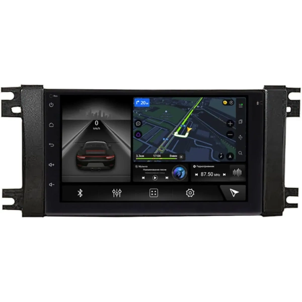 Магнитола в штатное место 2 din Volkswagen Routan 2008-2012 Canbox M-Line 9863-RP-CRJE07-469 на Android 10 (4G-SIM, 2/32, DSP)