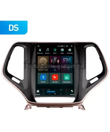 Штатное головное устройство Jeep Cherokee 5 (KL) 2013-2024 Canbox H-Line (Tesla style) 9.7 дюймов 4/64 5623-1312-10 на Android 10 (4G-SIM, DSP, QLed)