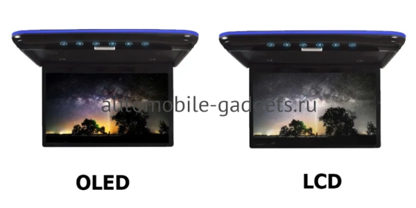 Потолочный Смарт ТВ 13,3" ERGO ER1330AN_OLED (1920x1080, Android) бежевый
