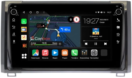 Toyota Tundra 2 2013-2021 Canbox M-Line 7801-9233 Android 10 (4G-SIM, 2/32, DSP, IPS) С крутилками