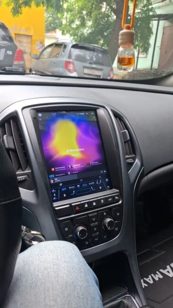 Штатное головное устройство Opel Astra J 2009-2018 (авто с кнопкой SPORT) Canbox PRO-Line (Tesla style) 9.7 дюймов 4/64 7881-1312-198 на Android 13 (4G-SIM, DSP, QLed)