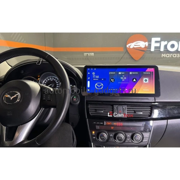 Штатная магнитола Mazda CX-5 2011-2017 12.3 дюйма Teyes LUX ONE 360 6/128 RM-2056 на Android 10 (4G-SIM, 6/128, DSP, QLed) Mercedes Style
