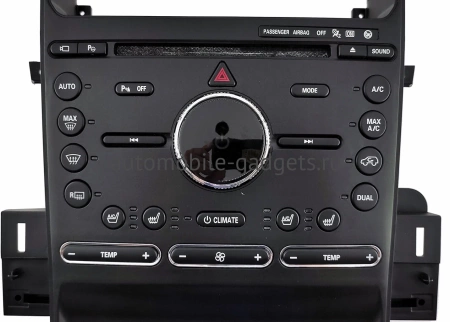 Штатная магнитола Canbox L-Line 4169-9-1743 для Ford Taurus 2012-2019 (черная) на Android 10 (4G-SIM, 2/32, TS18, DSP, QLed)