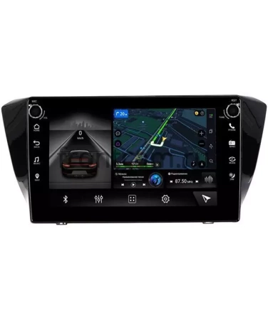 Штатная магнитола Skoda Superb 3 2015-2024 Canbox M-Line 7805-1049 на Android 10 (4G-SIM, 2/32, DSP, QLed) С крутилками