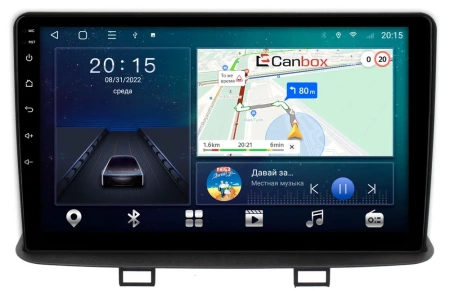 Mitsubishi Pajero Mini 2 1998-2008 (в замен верхнего кармана) Canbox L-Line 4296-9-1353 на Android 10 (4G-SIM, 6/128, TS18, DSP, QLed)