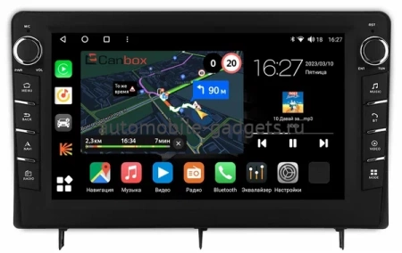 Honda Civic 11 2021-2024 Canbox M-Line 7835-10-0196 на Android 10 (4G-SIM, 2/32, DSP, QLed) С крутилками