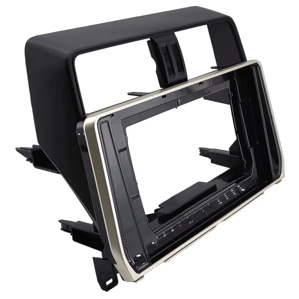 Штатная магнитола Toyota Land Cruiser Prado 150 2017-2024 (серебряная) Canbox RS10-1038 1.5/32 на Android 10 (для авто без 4 камер) (IPS, DSP, CarPlay)