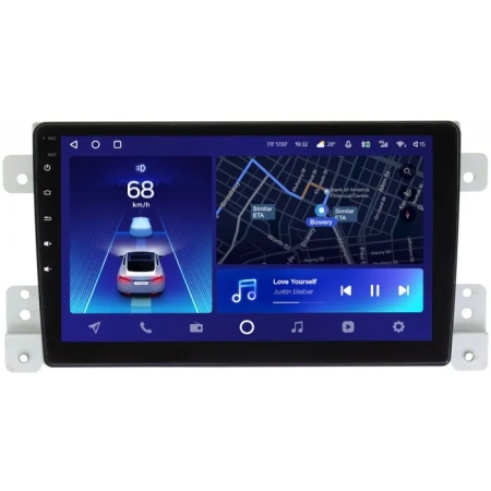 Штатное головное устройство Teyes CC2 PLUS 4/64 9 дюймов RM-9222 для Suzuki Grand Vitara 2005-2015 на Android 10 (4G-SIM, DSP, QLed)