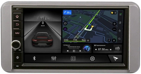 Магнитола в штатное место 2 din Canbox H-Line 5604-RP-11-107-424 для Subaru BRZ, Trezia 2010-2020 (серая) Android 10 (4G-SIM, 6/128, DSP, IPS) С крутилкой