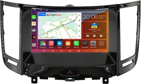 Штатная магнитола Canbox H-Line 2K 4180-9-1389 для Infiniti FX50 (S51), FX37 (S51), FX35 (S51), FX30d (S51) 2008-2013 (для авто без кругового обзора) на Android 10 (4G-SIM, 4/32, DSP, QLed)