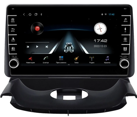 Peugeot 206 1998-2012 (черная, Тип 1) Canbox BGT9-1494 2/32 на Android 10 (IPS, DSP, CarPlay)