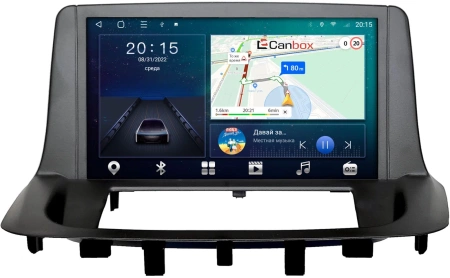 Renault Fluence, Megane 3 2008-2016 Canbox L-Line 4167-9-1384 на Android 10 (4G-SIM, 3/32, TS18, DSP, QLed)