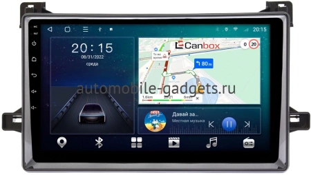 Toyota Prius 4 (XW50) 2015-2019 (черный глянец) Canbox L-Line 4169-9-651 на Android 10 (4G-SIM, 2/32, TS18, DSP, QLed)