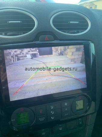 Штатная магнитола Canbox EVO 5810-9-0127 для Ford Focus 2 2005-2011 (с климат-контролем) на Android 14 (4G-SIM, 4/64, DSP, QLed, AI, 360)