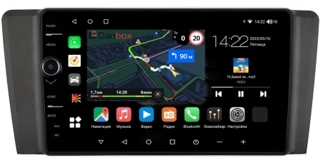 Штатная магнитола Volvo S60, V70 2, XC70 2000-2004 Canbox M-Line 7841-9-0170 Android 10 (4G-SIM, 4/64, DSP, QLed)