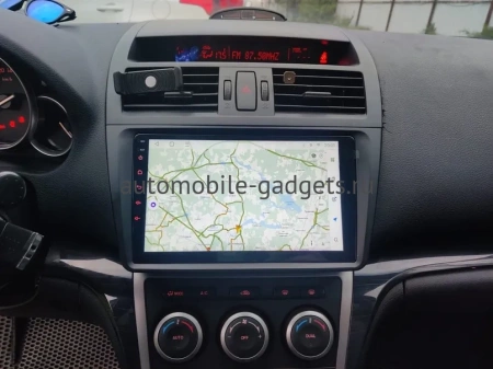 Штатная магнитола Mazda 6 (GH) 2007-2013 Canbox L-Line 4167-9033 на Android 10 (4G-SIM, 3/32, TS18, DSP, QLed)