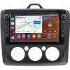 Штатная магнитола Canbox H-Line 7824-9-0526 для Ford Focus 2 2007-2011 (черная, авто с кондиционером) на Android 10 (4G-SIM, 6/128, DSP, IPS) С крутилками