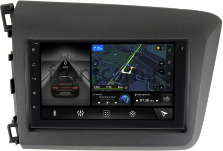 Магнитола в штатное место 2 din Honda Civic 9 4D 2011-2015 (левый руль, седан) Canbox 2/32 на Android 10 (GT7-RP-HDCV6-250) (IPS, DSP, CarPlay)