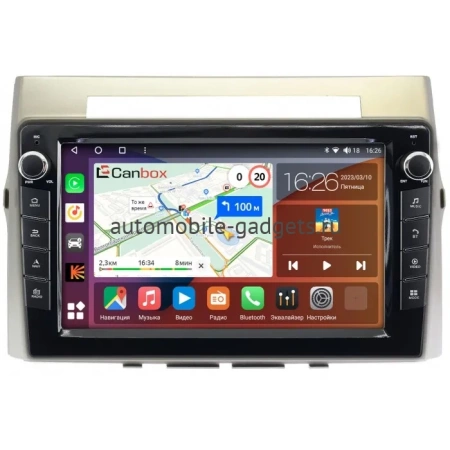Штатная магнитола Canbox H-Line 7822-9325 для Toyota Corolla Verso 2004-2009 на Android 10 (4G-SIM, 4/32, DSP, IPS) С крутилками