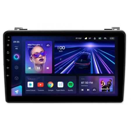 Штатное головное устройство Teyes CC3 4/64 9 дюймов RM-9-1940 для Saab 9-3 2007-2014 на Android 10 (4G-SIM, DSP, QLed)