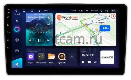 Штатное головное устройство Teyes CC3L 4/64 9 дюймов RM-9-689 для Nissan Pixo 2008-2013 на Android 10 (4G-SIM, DSP, IPS)
