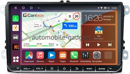 Штатная магнитола Volkswagen Amarok 2010-2024 Canbox H-Line 7304-4/64 Android 10 (4G-SIM, DSP, QLed)