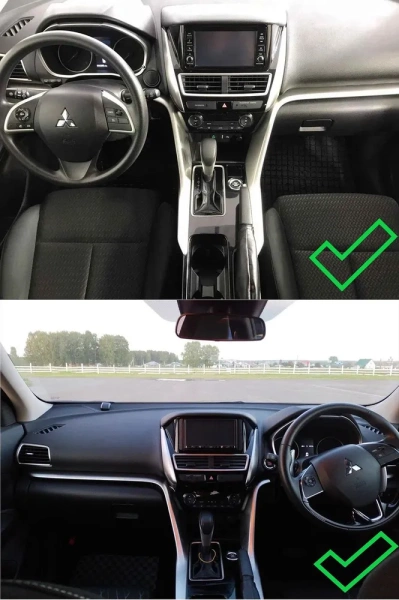 Штатная магнитола OEM RK9-089 для Mitsubishi Eclipse Cross 2017-2023 (глянцевая) на Android 10 (CarPlay, AHD, 1/32)