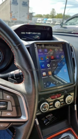 Штатное головное устройство Subaru XV 2, Forester 5, Impreza 5, Crosstrek 2 2016-2024 Canbox M-Line (Tesla style) 9.7 дюймов 2/32 5620-1312-108 на Android 10 (4G-SIM, DSP, QLed)