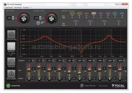 Автомобильный аудиопроцессор FOCAL FSP-8