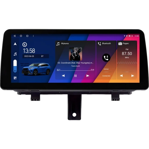 Штатная магнитола Audi Q3 (8U) 2011-2018 12.3 дюйма Canbox M-Line 7811-0080 на Android 10 (4G-SIM, 2/32, DSP, QLed) BMW Style