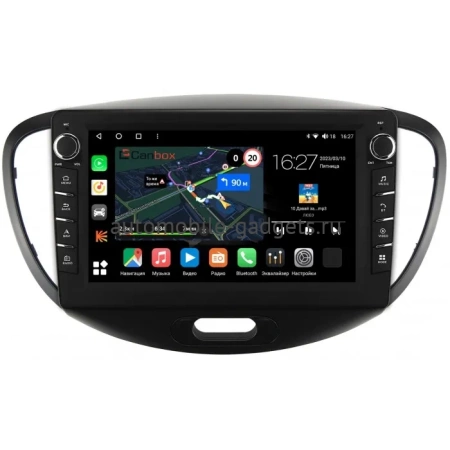 Штатная магнитола Hyundai i10 2007-2013 Canbox M-Line 7831-9-143 на Android 10 (4G-SIM, 2/32, DSP, IPS) С крутилками