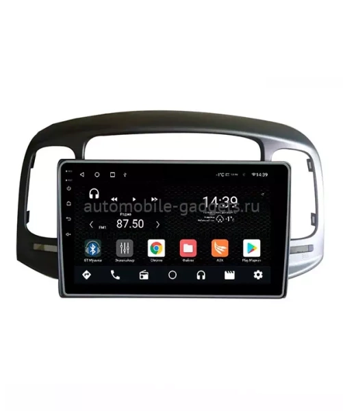 NaviPilot DROID10M штатная магнитола для Hyundai Accent, Verna 2006-2012 на Android 10 с 4Gb, DSP, 4G